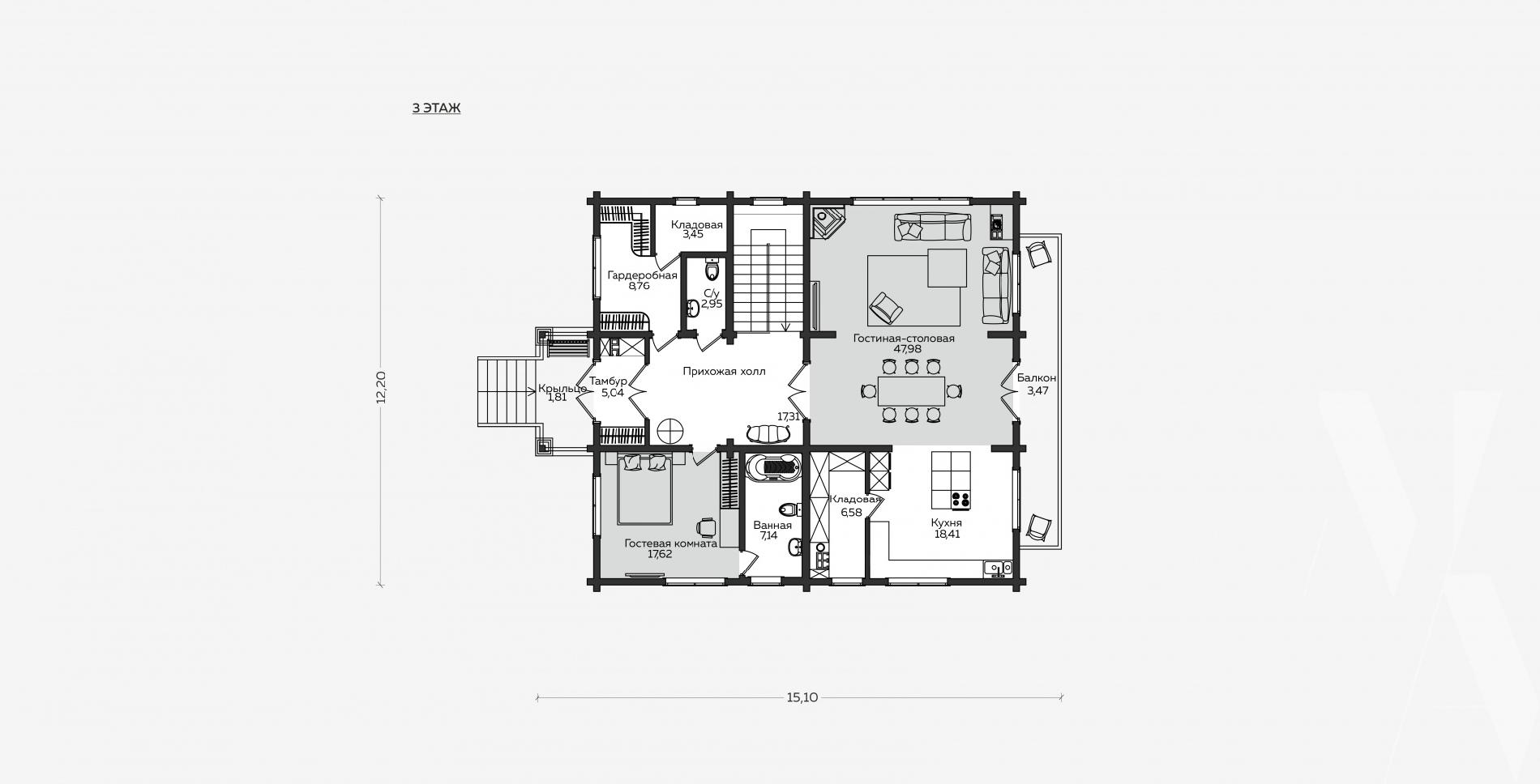 Планировка проекта дома №m-384 m-384_p (3).jpg